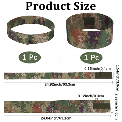 2Pcs 2 Styles Polyester Cotton Hat Shaper Insert for Baseball Caps FIND-CY0002-03A-1