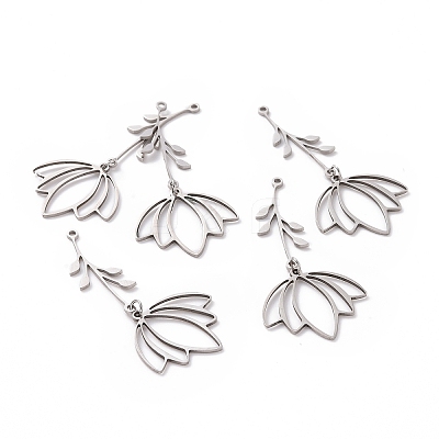Non-Tarnish 201 Stainless Steel Big Pendants STAS-S105-LA364-1-1