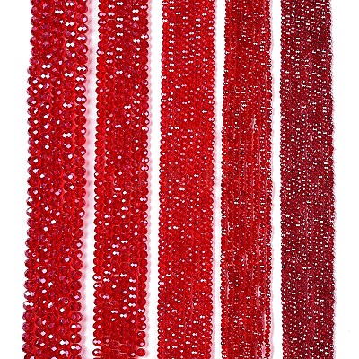 Electroplate Glass Beads Strands EGLA-A044-T8mm-A01-1