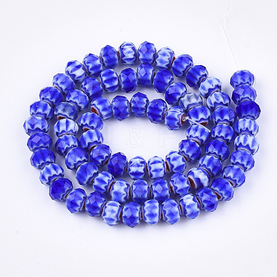 Glass Beads Strands GLAA-S185-01A-M-1