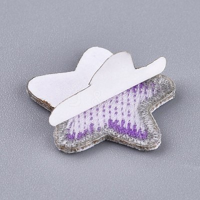 Computerized Embroidery Cloth Self Adhesive Reusable Patches DIY-I033-20B-1