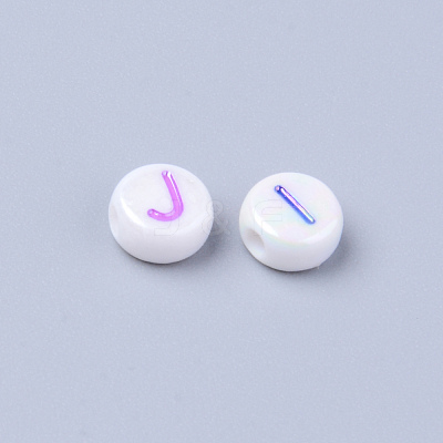 Opaque White Acrylic Beads MACR-S273-46-1