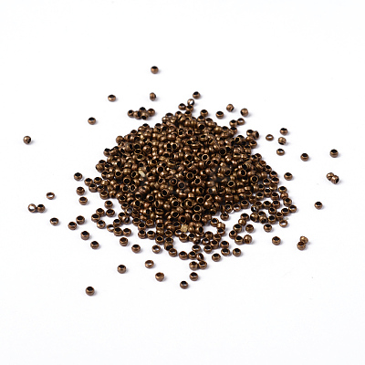 Brass Crimp End Beads X-E002-NFAB-1