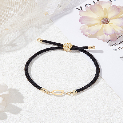 1Pc Adjustable Nylon Cord Slider Bracelets for Women BJEW-LP0001-32Q-01-1