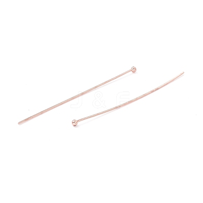 Brass Ball Head Pins X-KK-WH0058-02D-RG-1