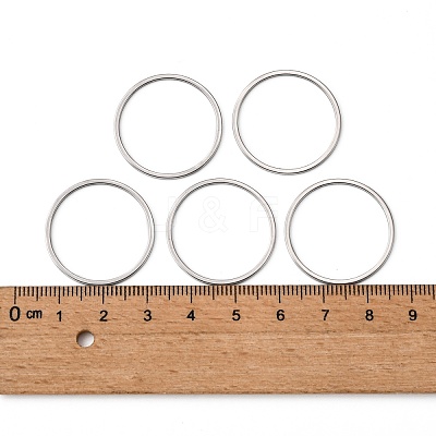 Tarnish Resistant 304 Stainless Steel Linking Rings X-STAS-T047-15A-1