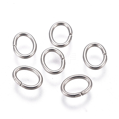 Tarnish Resistant 304 Stainless Steel Open Jump Rings STAS-F250-11P-F-1