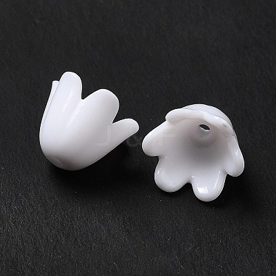 Opaque Acrylic Bead Caps LS-MACR-J123-26-1