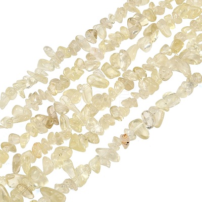 Natural Lemon Quartz(Heated) Beads Strands GG-NH0005-A01-01-1