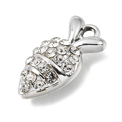 UV Plating Alloy Crystal Rhinestone Pendants RB-CBAD37D-05P-1