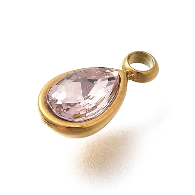 304 Stainless Steel Pendants STAS-Q346-04G-03-1
