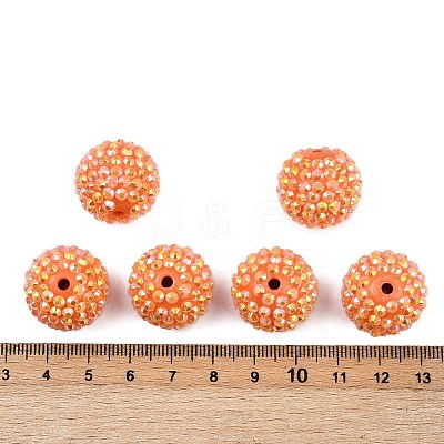 AB-Color Resin Rhinestone Beads RESI-S315-18x20-18-1