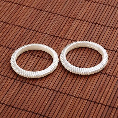 Ring Acrylic Imitation Pearl Bead Frame OACR-O002-6657-1