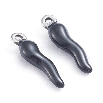 304 Stainless Steel Pendants STAS-I148-02P-09-1