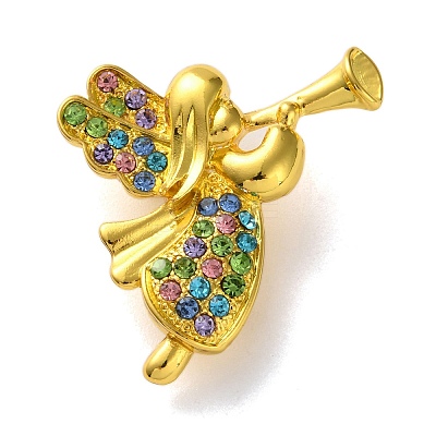 Cartoon Golden Zinc Alloy Enamel Pin JEWB-D068-03G-02-1