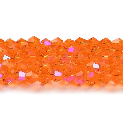 Transparent Electroplate Glass Beads Strands LS-GLAA-F029-2mm-D11-1