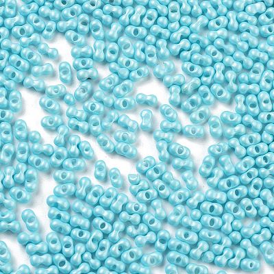 Opaque Colours Glass Seed Beads SEED-A033-06J-1