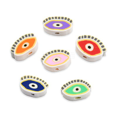 Handmade Polymer Clay Beads X-CLAY-N008-078-A01-1