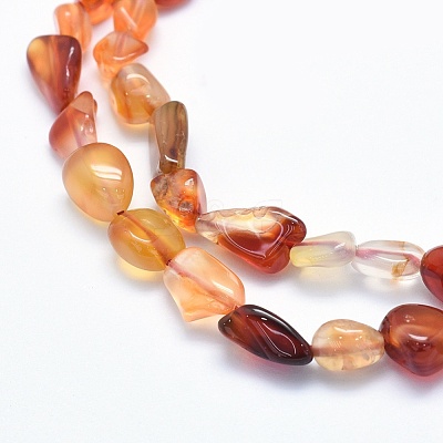 Natural Carnelian Beads Strands G-G765-52-1