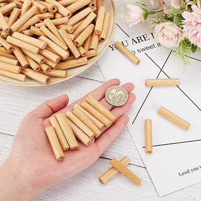 300Pcs Natural Wood Beads WOOD-OC0002-60-1