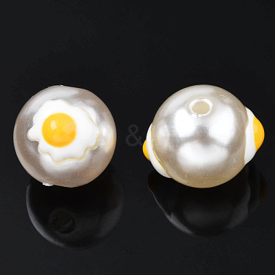 ABS Plastic Imitation Pearl Beads KY-N015-101-1