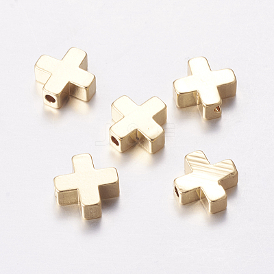 Brass Beads KK-K182-01G-1