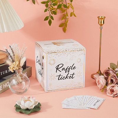 1 Set Kraft Paper Lottery Ticket Boxes CBOX-SP0001-05-1
