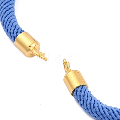 Nylon Cords Bracelet Makings Fit for Connector Charms AJEW-P116-02G-36-1