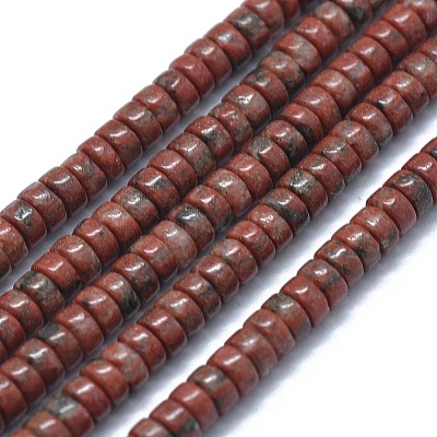 Natural Brecciated Jasper Beads Strands G-F631-A16-1