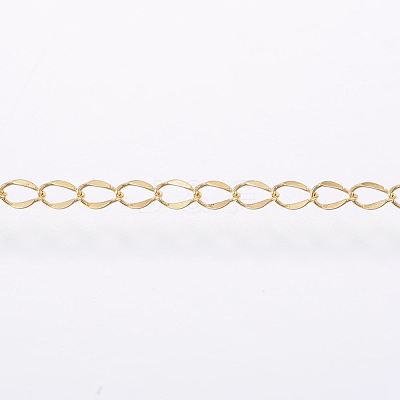 3.28 Feet Handmade Ion Plating(IP) 304 Stainless Steel Curb Chains X-STAS-G038-11A-1