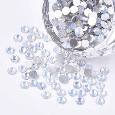 Glass Rhinestone Flat Back Cabochons RGLA-S002-04SS-35-1