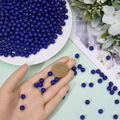 Opaque Acrylic Beads MACR-SP0001-27B-02-1