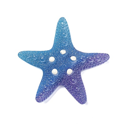 Gradient Color Opaque Resin Decoden Cabochons CRES-P036-01B-02-1