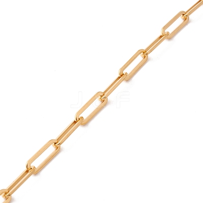 Ion Plating(IP) 304 Stainless Steel Paperclip Chains CHS-F017-02A-G-1