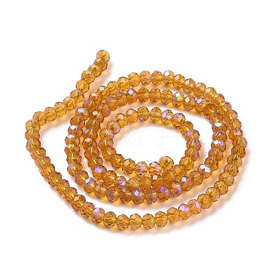 Electroplate Glass Beads Strands X1-EGLA-A034-T8mm-L01-1