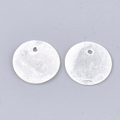 Capiz Shell Pendants X-SHEL-S274-71B-1