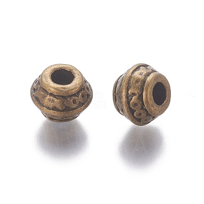 Tibetan Antique Bronze Metal Spacer Beads X-MLF0586Y-1