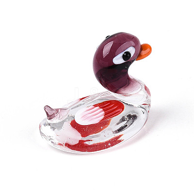 Handmade Lampwork Duck Display Decorations LAMP-T025-14A-1