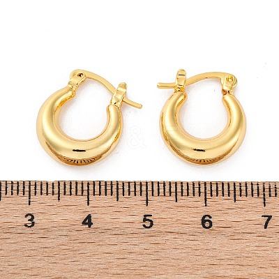 Chunky Huggie Hoop Earrings for Women LS-EJEW-A064-11G-RS-1