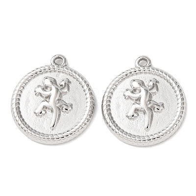 304 Stainless Steel Pendants STAS-P432-01D-P-1