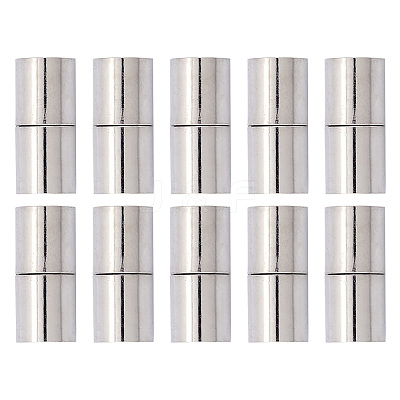 Brass Magnetic Clasps KK-TAC0002-16C-1