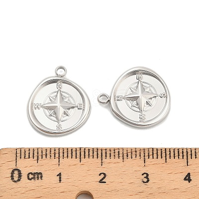 304 Stainless Steel Pendants STAS-D384-12P-1