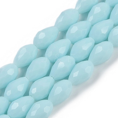 Opaque Solid Color Beads Strands EGLA-N013-P6mm-D11-1
