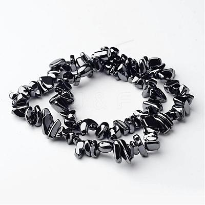 Non-magnetic Synthetic Hematite Beads Strands IM009-1