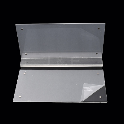 Acrylic Magnetic T-Shape Table Top Display Stand ODIS-WH0058-23-1