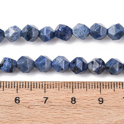 Natural Dumortierite Quartz Beads Strands G-F523-17-6mm-1