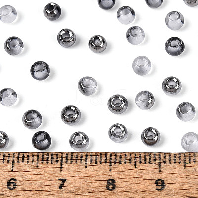 Transparent Inside Colours Glass Seed Beads SEED-T007-19A-10-1