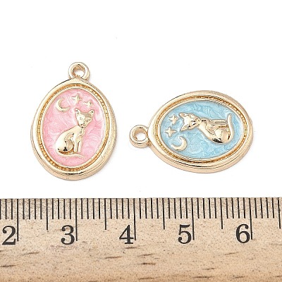 Alloy Enamel Pendants FIND-H058-01D-KCG-1