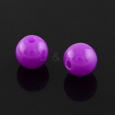 Fluorescent Acrylic Beads MACR-R517-18mm-M-1