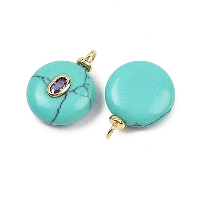 Synthetic Turquoise Pendants X-KK-B157-42G-09-1